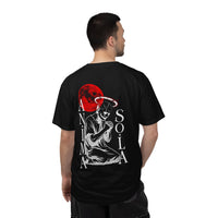 Anima Sola Graphic T-Shirt — Red Moon Occult Illustration